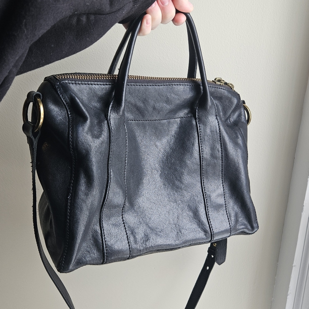 Madewell Black Prague Satchel Bag